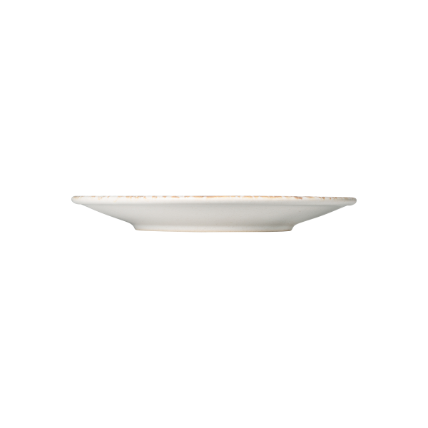 Assiette plate en grès - Ø 21 cm - série Coupe Iris (lot de 6)