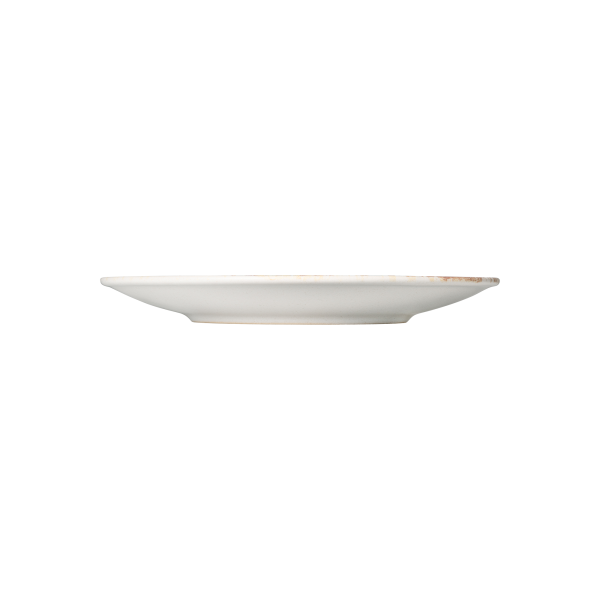 Assiette plate en grès - Ø 27,5 cm - série Coupe Iris (lot de 6)