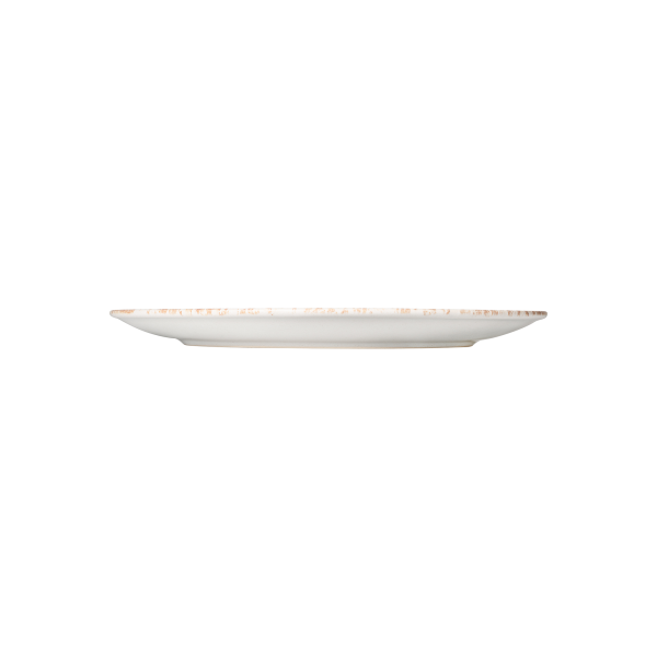Assiette plate en grès - Ø 32,5 cm - série Coupe Iris (lot de 6)