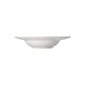 Assiette à pâtes en grès - Ø 27 cm - série Coupe Iris (lot de 4)