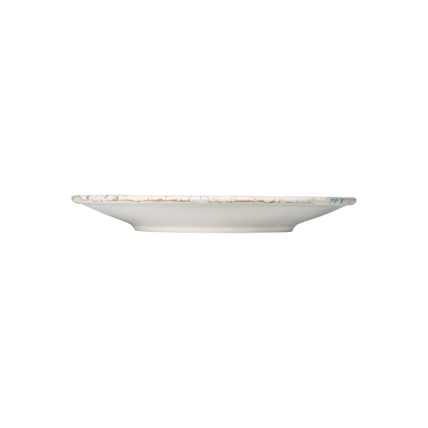 Assiette plate en grès - Ø 21 cm - Série Coupe Arctic (lot de 6)