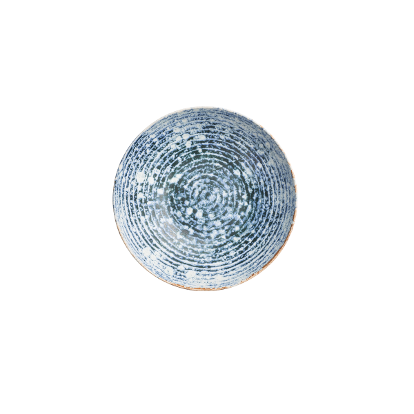 Assiette creuse en grès - Ø 24 cm - Série Coupe Arctic (lot de 4)