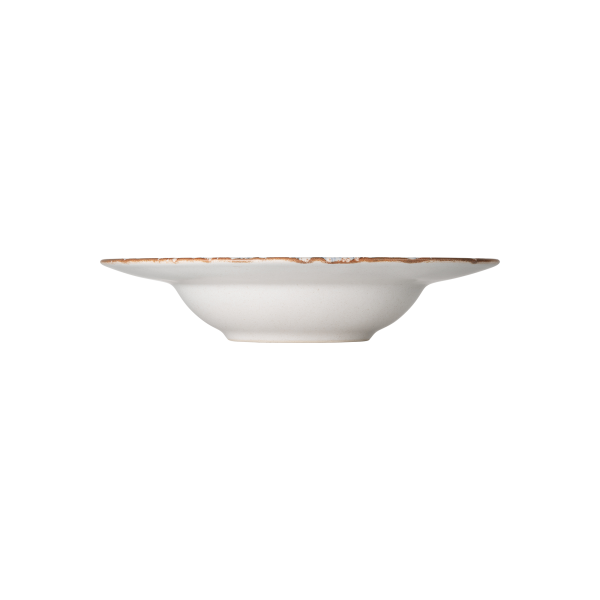 Assiette à pâtes en grès - Ø 27 cm - Série Coupe Arctic (lot de 4)