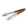Pince universelle HACCP inox 18/0 - 30 cm - Manche marron
