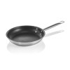 Poêle antiadhésive en acier chrome-nickel Ø 28 cm