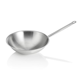 Wok inox 18/10 Ø 38 cm – Fond rond