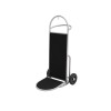 Diable à bagages inox - 61 x 70 cm - Tapis noir - Max 80 kg