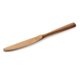 Couteau de table acier chromé 13/0 - série Onyx Blush (lot de 12)