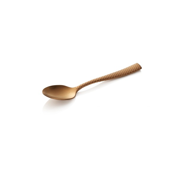 Cuillère à café inox 18/10 - série Onyx Blush (lot de 12)