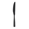 Couteau de table acier chromé 13/0 - série Onyx Shadow (lot de 12)