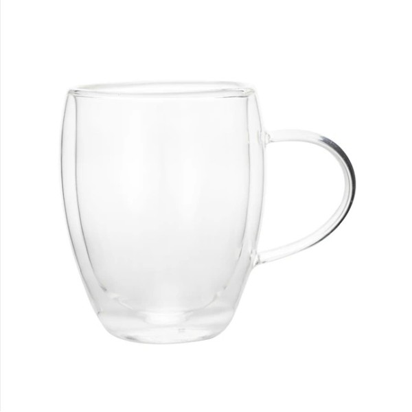 Tasse à thé double paroi en borosilicate - série Curved (lot de 2)