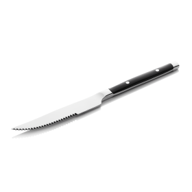 Couteau à steak acier chromé 13/0 - Série Bistro Trend (lot de 12)