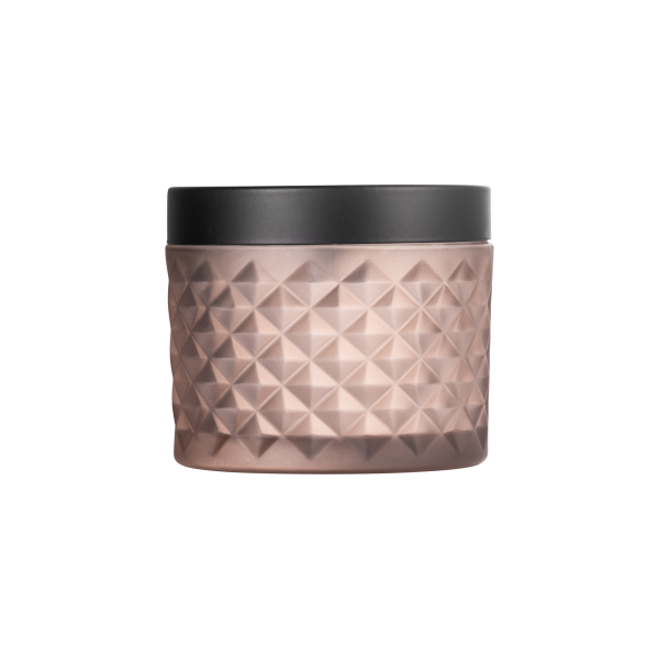 Cendrier coupe-vent en verre - Ø 9,5 cm - Taupe