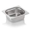 Bac gastro en acier chrome-nickel - GN 1/6 - Profondeur 65 mm