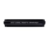 Rail pour bons de commande en aluminium noir - 30 cm