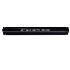 Rail pour bons de commande en aluminium noir - 46 cm