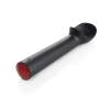 Cuillère à glace en aluminium noir - 45 ml - Embout rouge