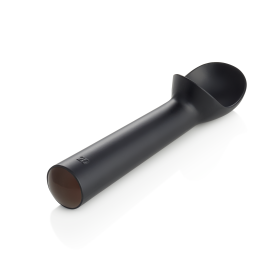 Cuillère à glace en aluminium - 59 ml - Embout marron