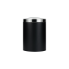 Poubelle inox noir poudré - 5 L - Ø 18 cm