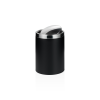 Poubelle inox noir poudré - 5 L - Ø 18 cm
