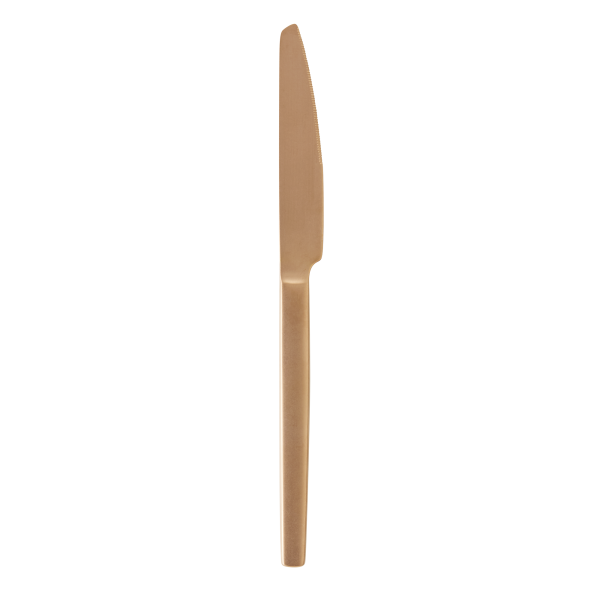 Couteau de table acier chromé 13/0 - série Alex Bronze (lot de 12)