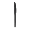 Couteau de table acier chromé 13/0 - série Alex Black (lot de 12)