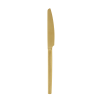 Couteau de table acier chromé 13/0 - série Alex Gold (lot de 12)
