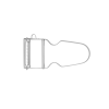 Éplucheur castor inox 12 cm – Lame lisse ou julienne