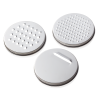 Set de 3 bols gradués inox chromé - Couvercle et accessoires de coupe/friction