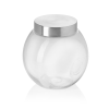Bonbonnière en verre couvercle inox - 1,7 L
