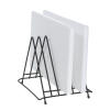 Support noir pour planches à découper noir - 6 planches jusqu'à 2,8 cm d'épaisseur