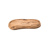 Planche de service en olivier avec rainure - 40 x 20 x 2 cm