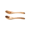 Set de couverts à salade en olivier - 27 cm