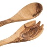 Set de couverts à salade en olivier - 27 cm