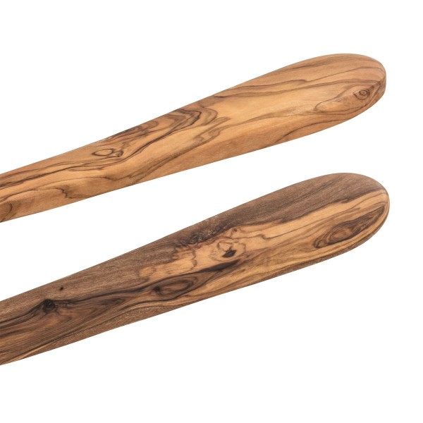Set de couverts à salade en olivier - 30 cm