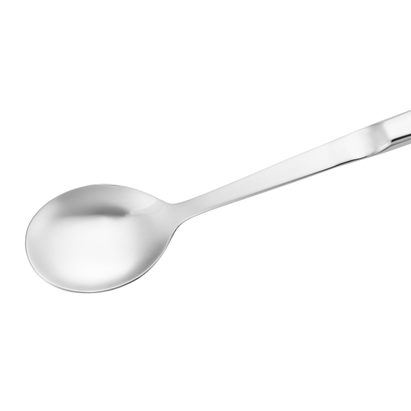 Cuillère à salade inox chromé manche ergonomique - 31 cm
