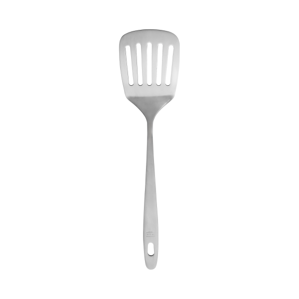 Spatule de cuisson ajourée acier chrome-nickel 32 cm