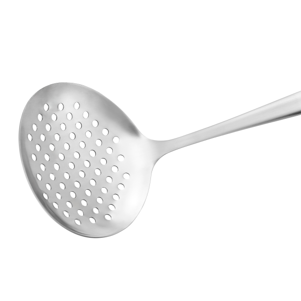 Écumoire inox chromé - 32,5 cm - Ø 11 cm