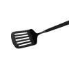 Spatule de service ajourée inox chromé - 32,5 cm - PVD noir