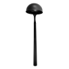 Louche de service inox chromé - 28,5 cm - PVD noir