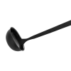 Louche de service inox chromé - 28 cm - 100 ml - PVD noir
