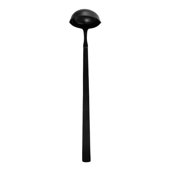 Pochon de service à sauces inox chromé - 33 cm - 35 ml - PVD noir