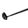 Pochon de service à sauces inox chromé - 33 cm - 35 ml - PVD noir
