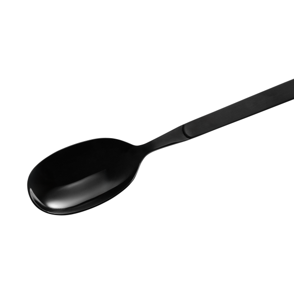 Cuillère de service inox chromé - 26 cm - PVD noir