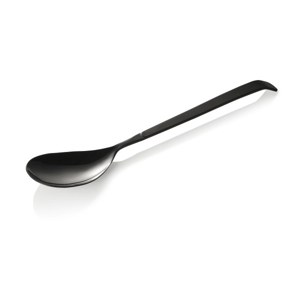 Couvert à salade inox chromé - 32 cm - PVD noir