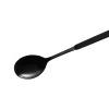 Cuillère à salade inox chromé - 24 cm - PVD noir