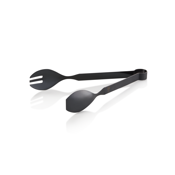 Pince de service inox chromé - 23,5 cm - PVD noir