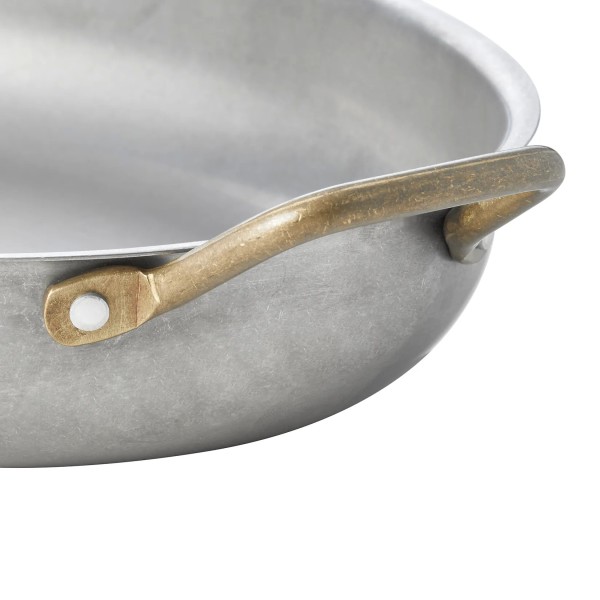 Plat de service ovale inox chromé - 31 x 22 x 4,5 cm - Vintage