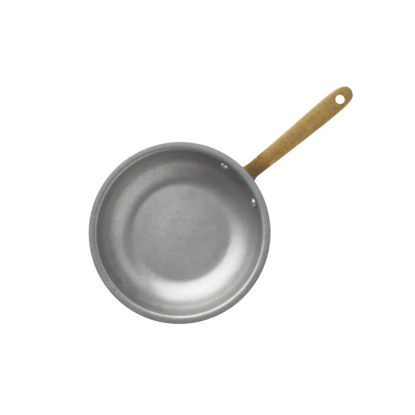 Poêle de service en acier chrome-nickel effet vintage Ø 16 cm