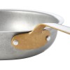Poêle de service en acier chrome-nickel effet vintage Ø 16 cm